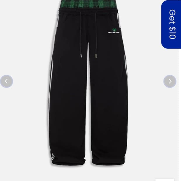AELFRIC EDEN DOUBLE WAIST BAAGGY SWEATPA