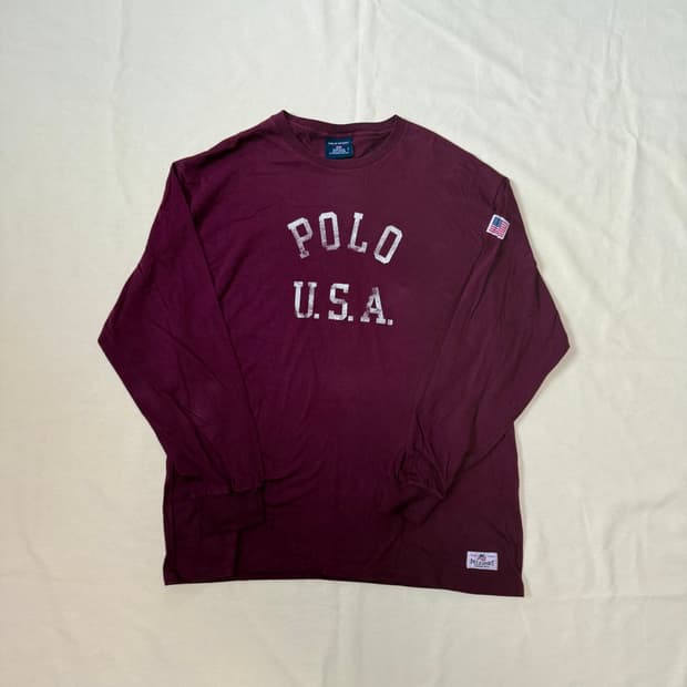 폴로 스포츠 'POLO USA' 롱슬리브 90s