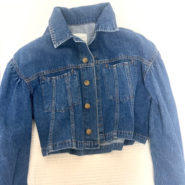 일본 빈티지 청자켓