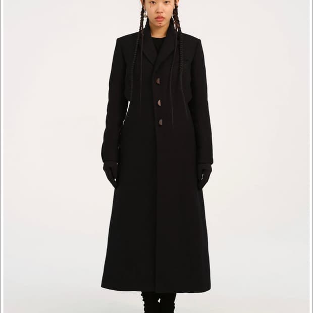 혜인서 Ceramic Button Long Coat