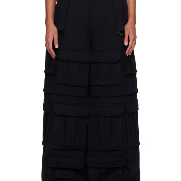 베트멍 멀티 카고 포켓 팬츠 와이드 바지