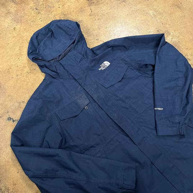 [정품/S] 노스페이스 하이벤트 네이비 후드 자켓 b10