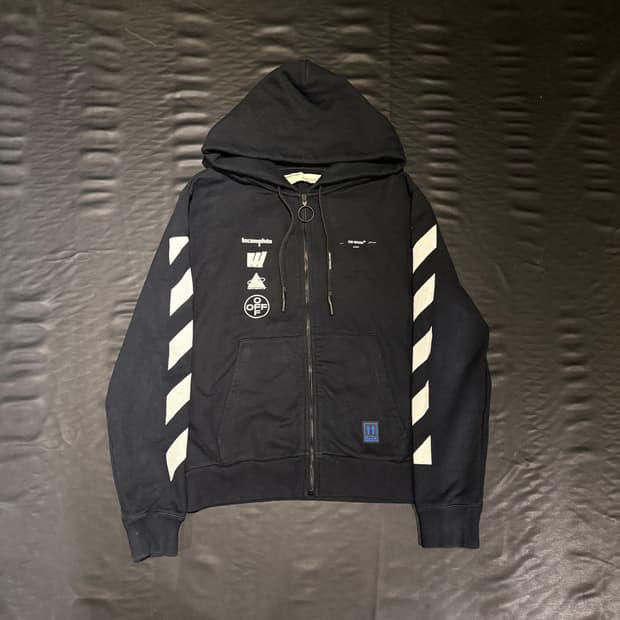 오프화이트 마리아나 후드집업