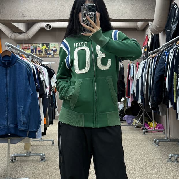 아베크롬비 빈티지 트랙 집업 자켓 S88