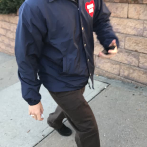 휴먼메이드 코치자켓