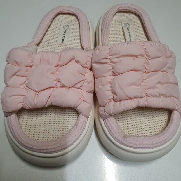 여성 패딩 슬리퍼 250
