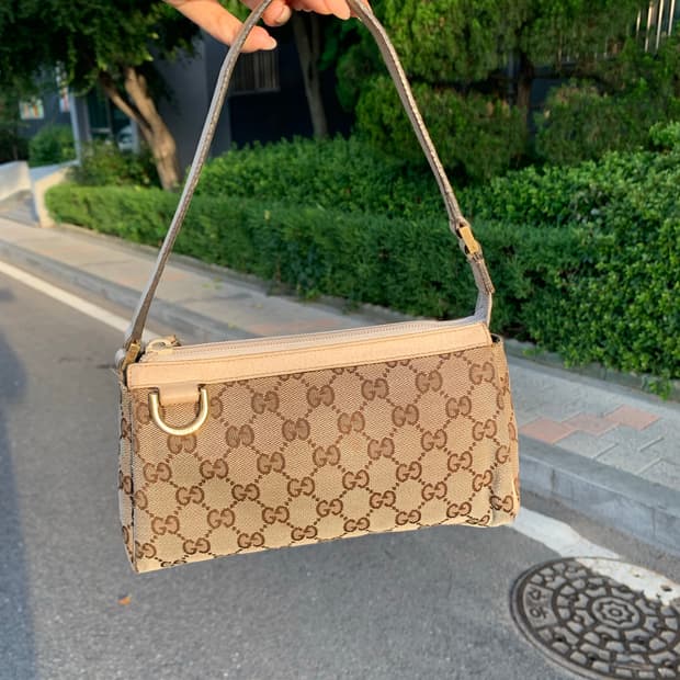 🤎 Gucci 캔버스 GG 미니 쟈가드 숄더백