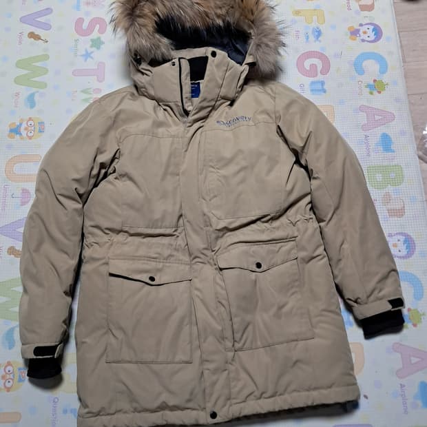 디스커버리 남성 헤비패딩 구스다운 파카 105