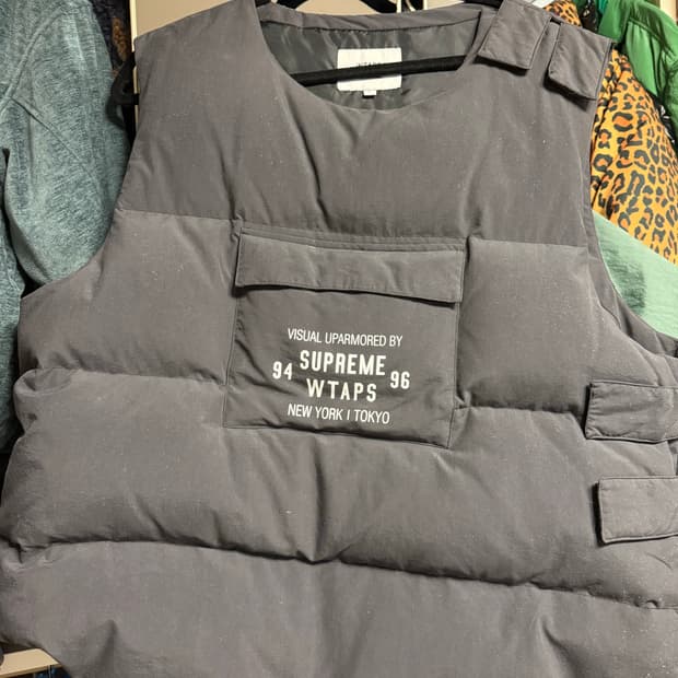 SupremeXWTAPS 패딩 조끼 L 슈프림 더블탭스