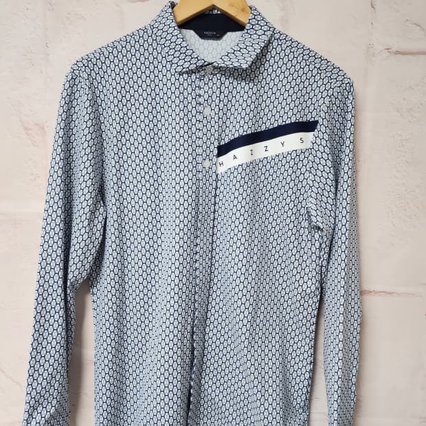 헤지스 남성 골프 긴팔 셔츠