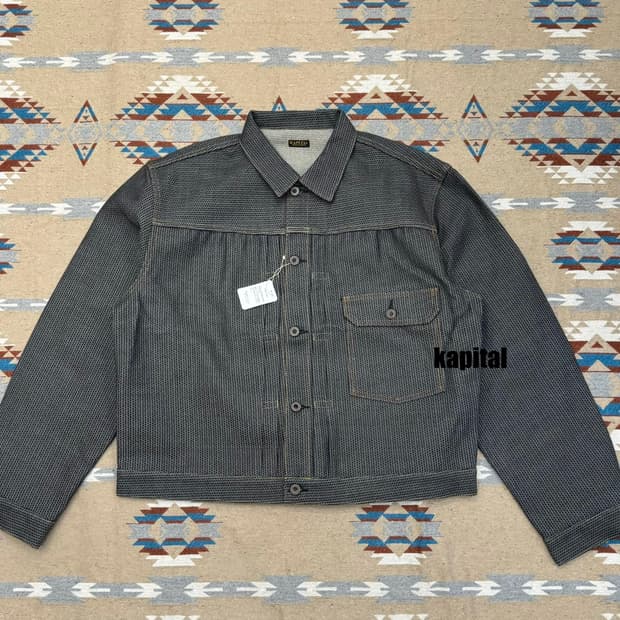 [4][XL] 캐피탈 센츄리 데님 1st 자켓 N7S 차콜