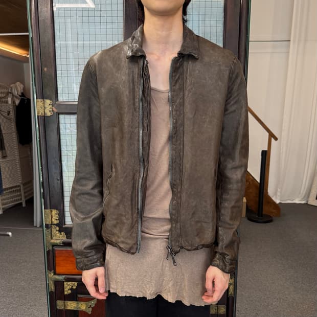 조르지오 브라토 레더 자켓