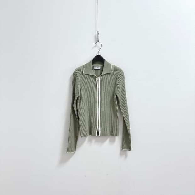 엽페 투웨이 집업 가디건