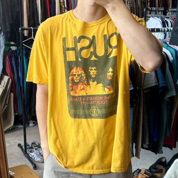 길단 러시 락밴드 반팔티 2XL