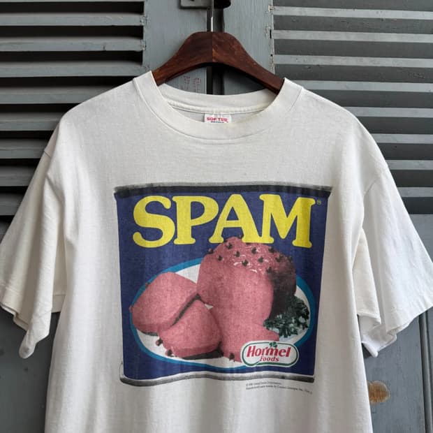 [L]90's USA 빈티지 스팸 프린팅 티셔츠