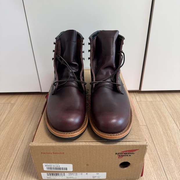 [새상품]레드윙 9419 백맨 블랙 체리 8D