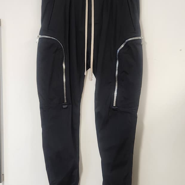 릭오웬스 지퍼 카고 조거 팬츠 50 (30)