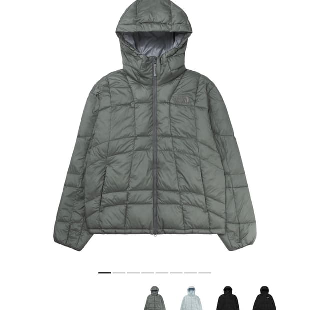 노스페이스 웨이브 LT 온 자켓 그레이