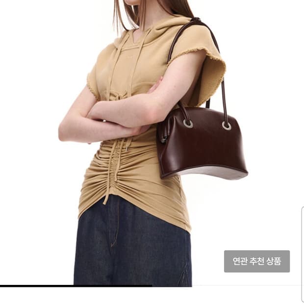 오소이 | 서클 브로트 브라운 가방