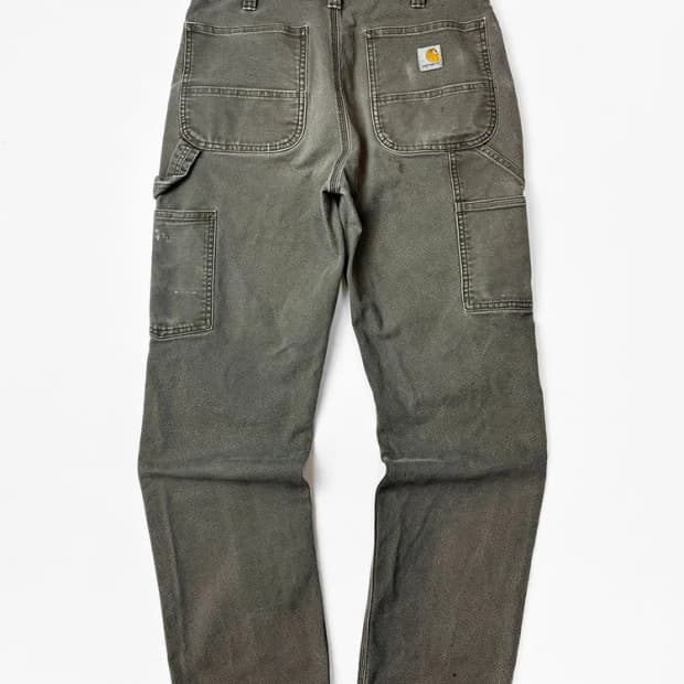 칼하트 릴렉스드 더블니 데님 팬츠 PN5635