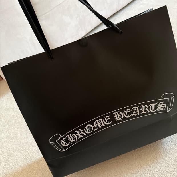 크롬하츠 버티컬 롱 플리스 후드집업