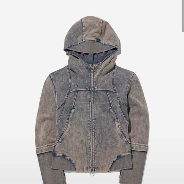 미스치프 후디집업 RHOMBUS PUNCHING HOODIE ZIP-UP