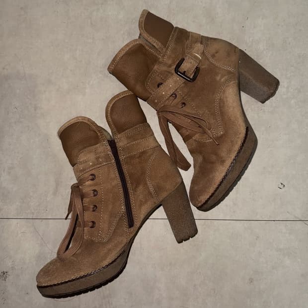 Western mood fur boots