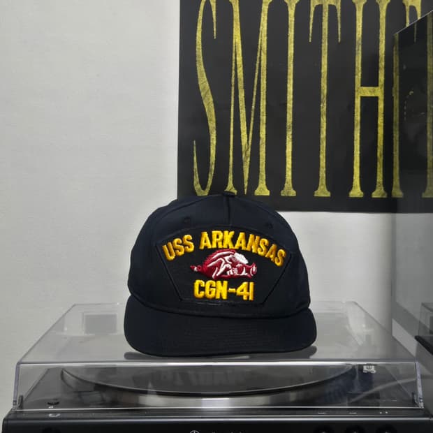 80’s Vintage USS ARKANSAS (CGN-41) Cap