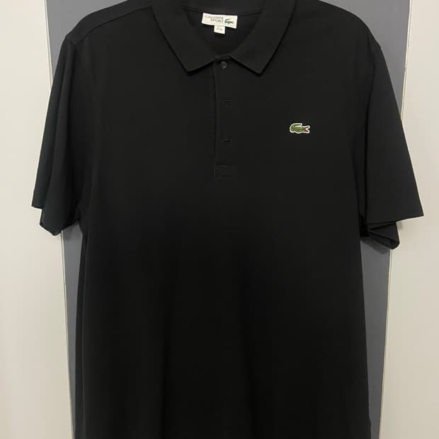 라코스테 반팔 카라티 블랙 2XL