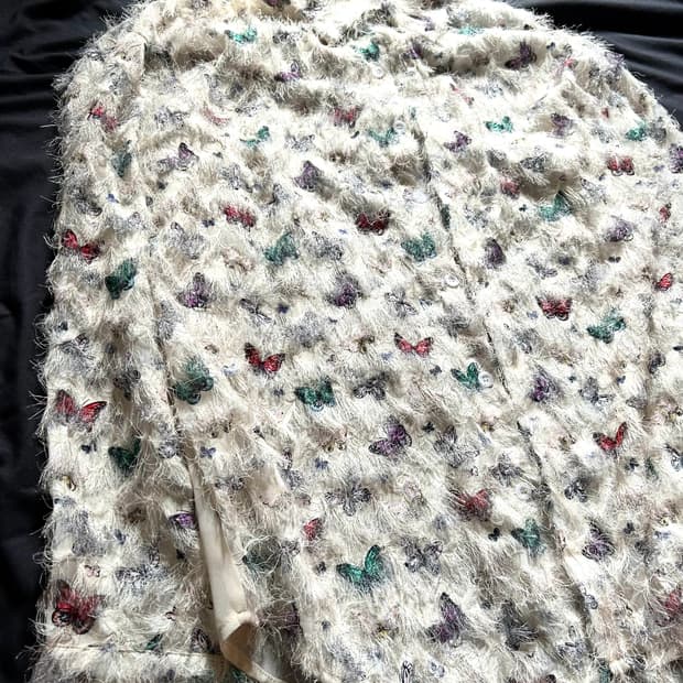 Mohair Butterfly Pattern Shirts