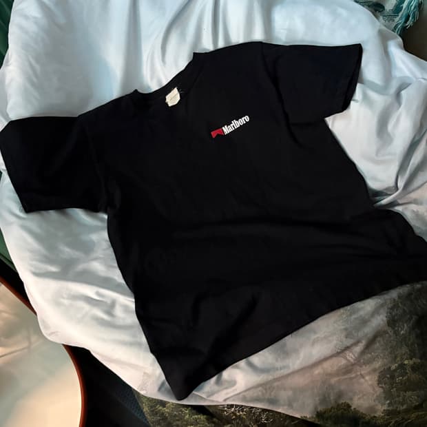 90s marlboro printing t-shirts