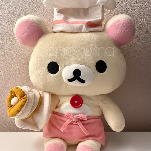 팬케이크 카페 코리락쿠마 대형 인형
