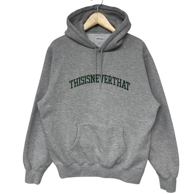 디스이즈네버댓 자수로고 후드티