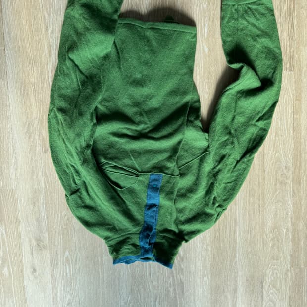 벌스데이수트 스냅풀오버니트 그린 라지