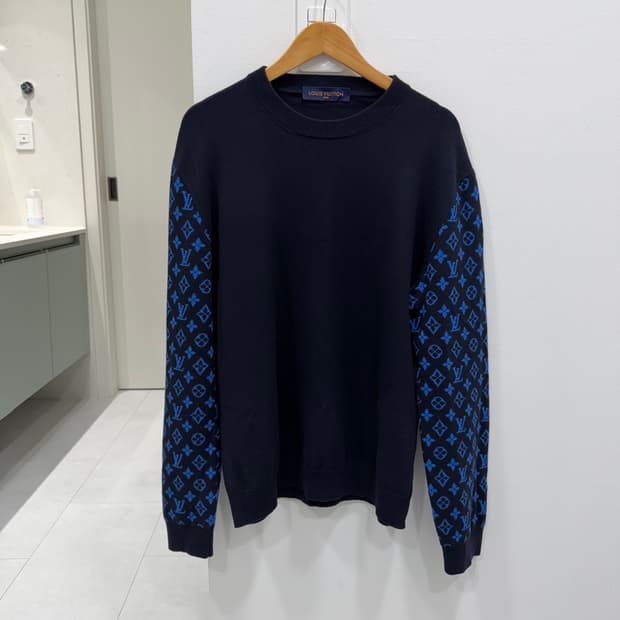 (L)루이비통 모노그램 믹스 캐시미어 니트