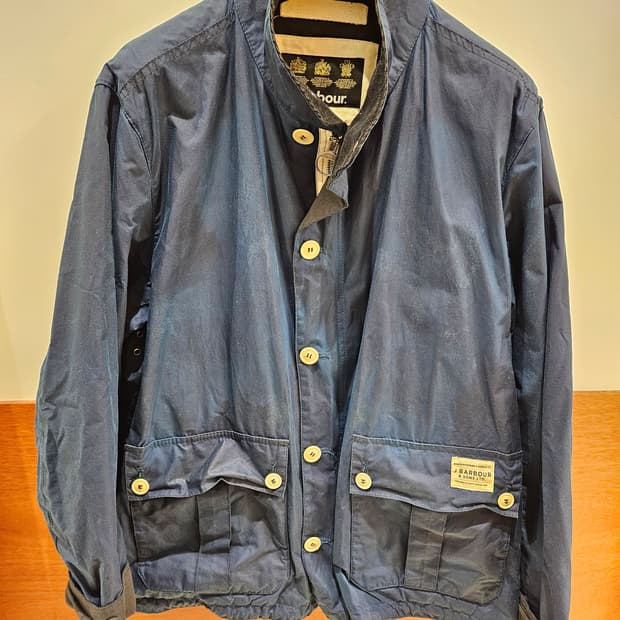 바버 라이트웨이트 왁스자켓L