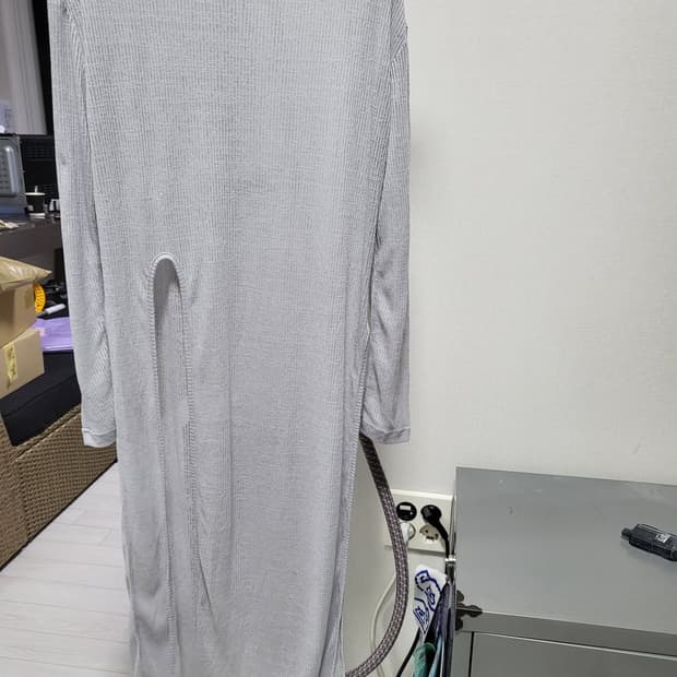 (새제품)Leave it 니트 롱 레이어드 F 원피스 코스 니트원피스