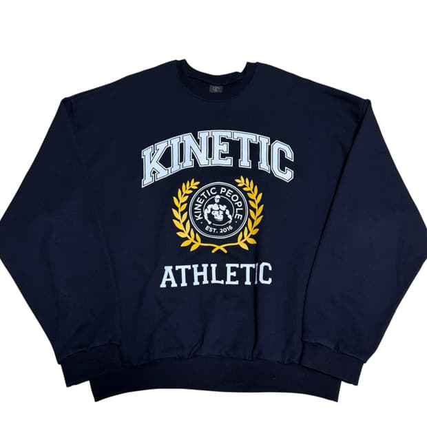 키네틱피플 컬러지 오버핏 맨투맨 L