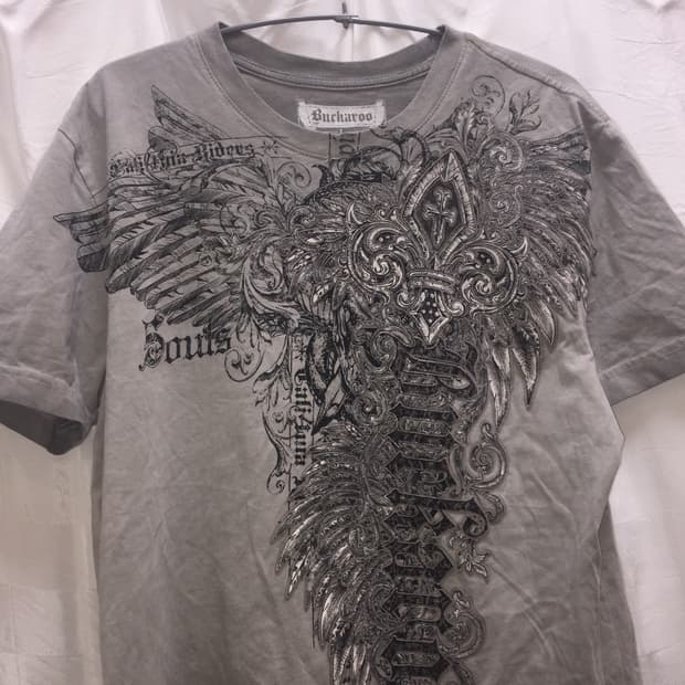 Buckaroo 버커루 고스펑크 고딕 날개 반팔티