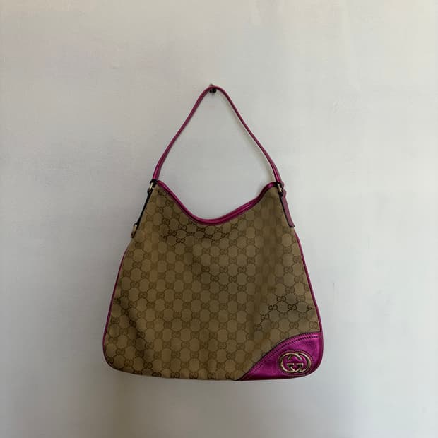 Gucci GG 캔버스 인터로킹 G 숄더백