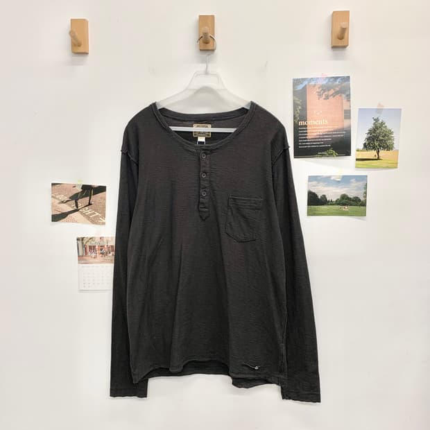 DIESEL 디젤 하프넥 롱슬리브 