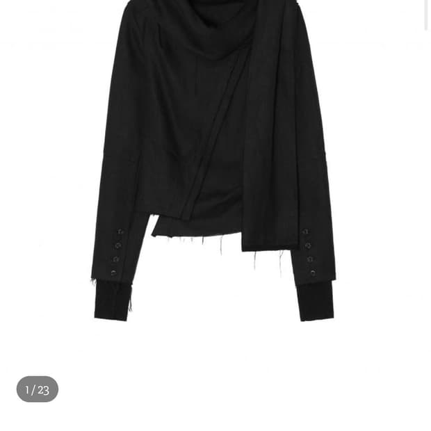 (구해요) 하르테올뎀 Asym Scarf Jacket 1사이즈 구합니다