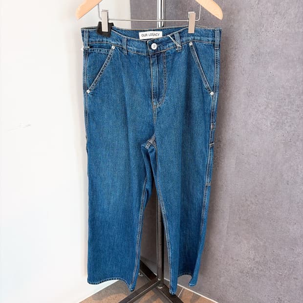 (정품/새상품) 아워레가시 남성 웨스턴 블루 조이너 데님 팬츠