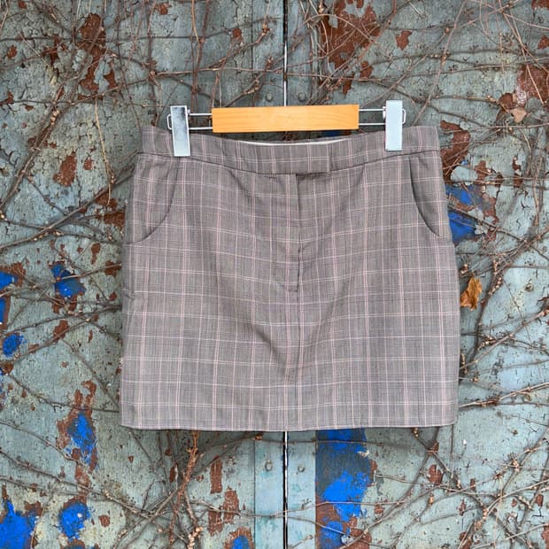 스텔라 매카트니 글렌체크 스커트