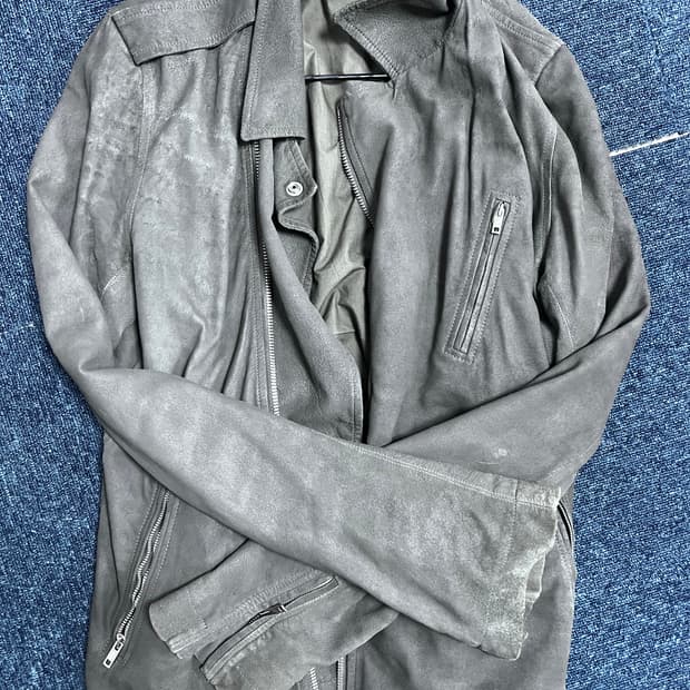 릭오웬스 스투지 양가죽 자켓