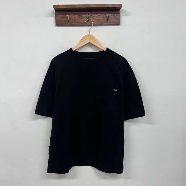 [L] 송지오 옴므 24fw 신형 SSAW 백 프린팅 포켓 반팔 티셔츠