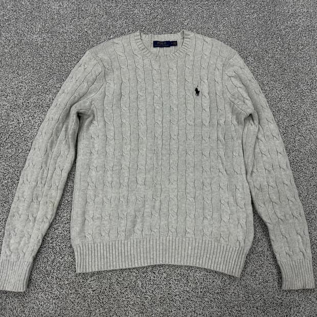 폴로 랄프로렌 꽈배기니트