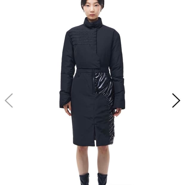 킴지수 구스다운 원피스 패딩 KIMZISU 