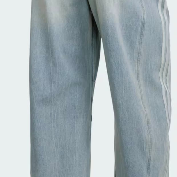 아디다스 트레포일 아딜레늄 시즌 3 루즈핏 데님팬츠