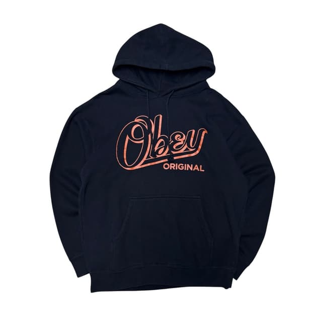 오베이 오리지널 빅로고 후드티